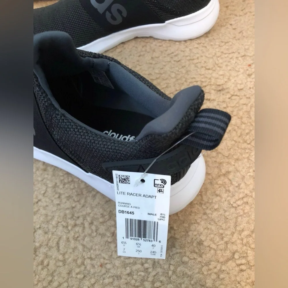 Adidas Lite Racer Adapt Size 7 - Picture 4 of 5